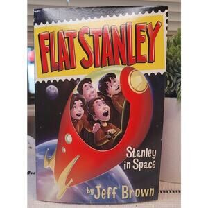 Flat Stanley Stanley in Space Paperback 2009 EUC